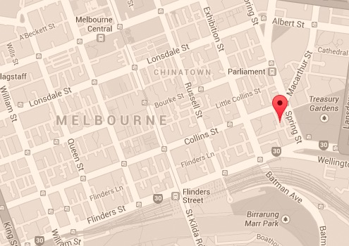 Map of Melbourne Office